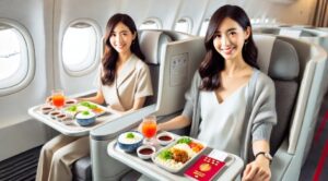 チャイナエアラインの機内食の評判