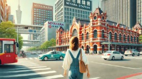 台中駅から徒歩での行き方詳細