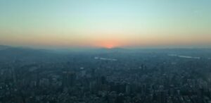 台北101展望台からの夕景