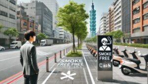 台北市の屋外禁煙エリア一覧