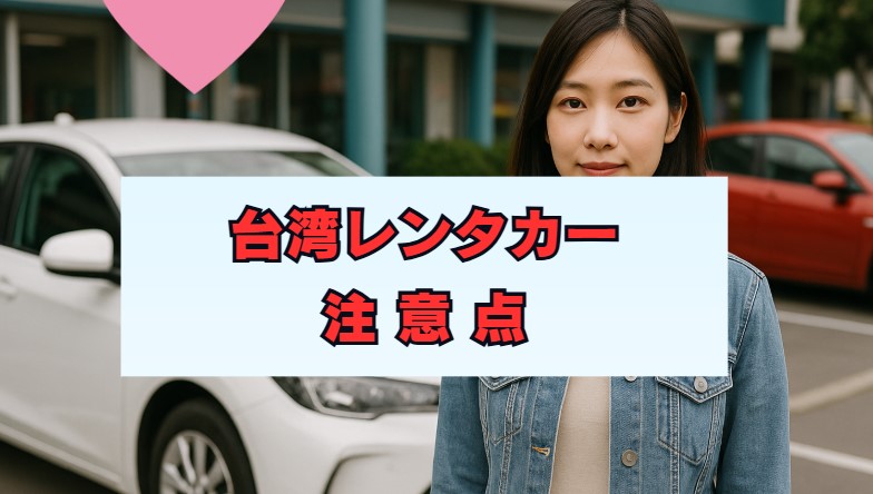 台湾レンタカーの注意点