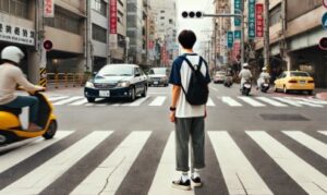 横断歩道でも車優先を意識