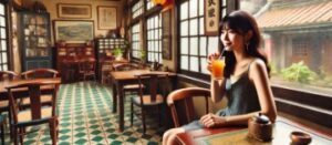 歴史建築のカフェでひと休み