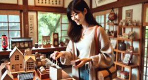 小物ショップでお土産探し