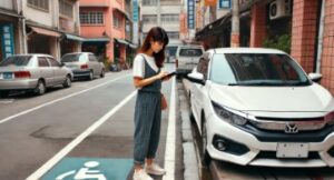 駐車可能エリアの見分け方