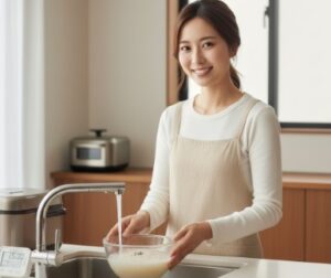 匂いを抑える洗米と炊飯のコツ