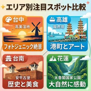 エリア別・注目スポット徹底比較